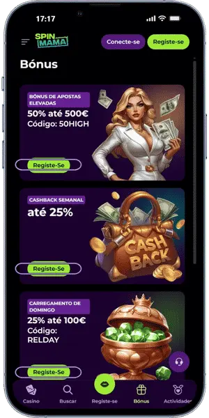 Spinmama Preencher dados e código promocional